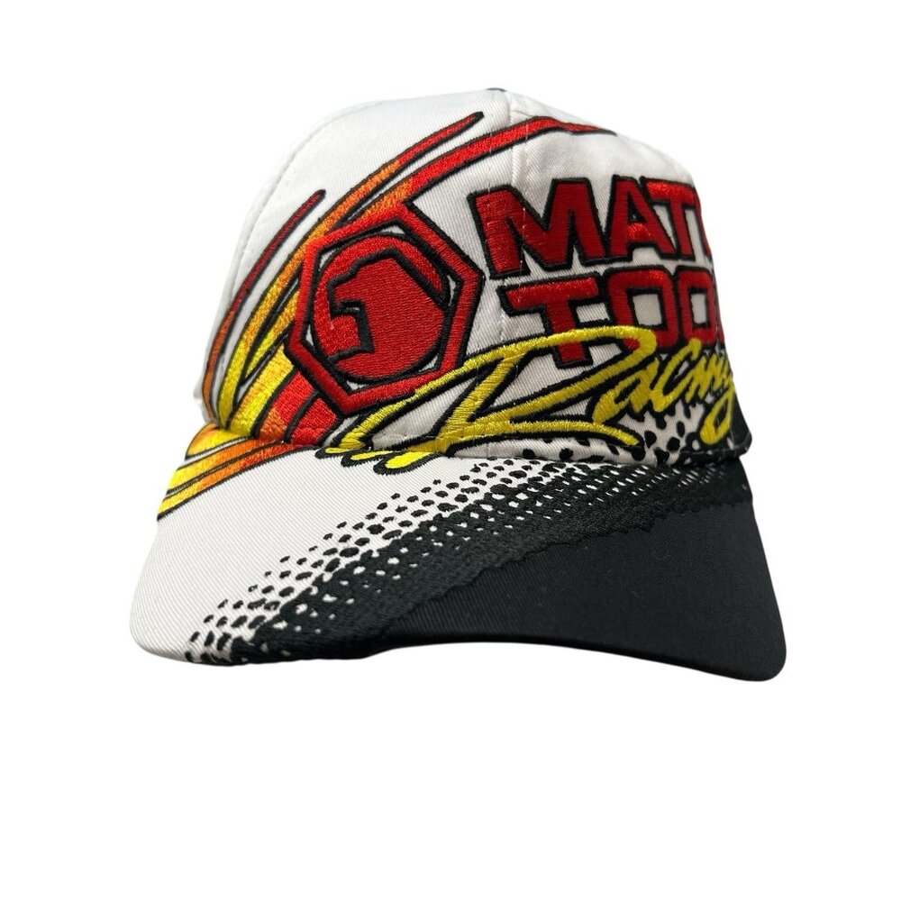Matco Tools Racing Vintage Flames Snapback Hat Cap Retro 90's Dad NHRA NASCAR